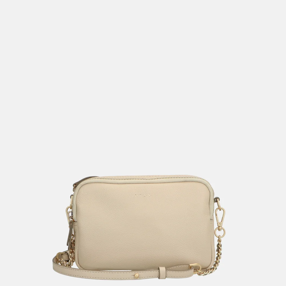 Loulou Essentiels Emilie crossbody tas beige bij Duifhuizen