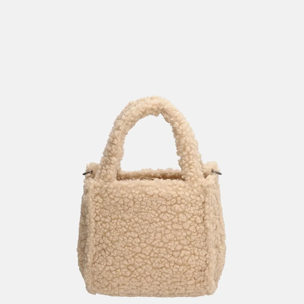 Beagles Teddy Navarra handtas XS beige bij Duifhuizen