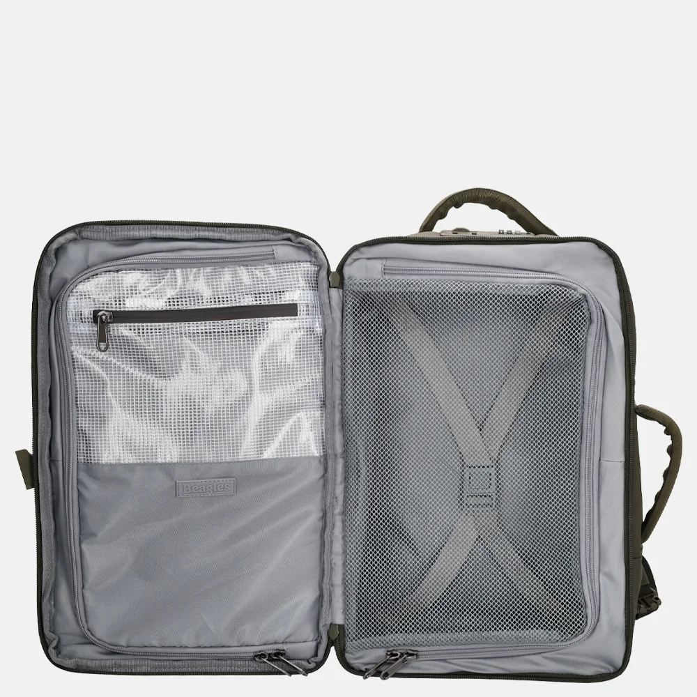 Beagles laptoprugzak/underseater 15 inch olijfgroen bij Duifhuizen