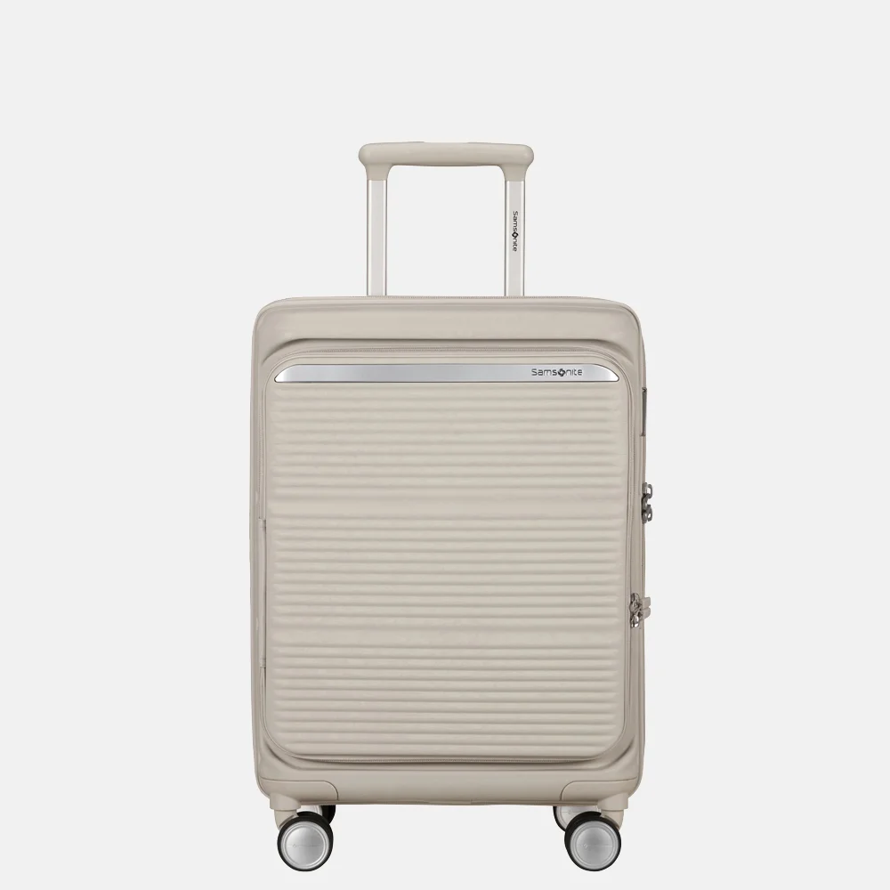 Samsonite Paralux HS Spinner handbagage koffer expendable 55 cm stone grey