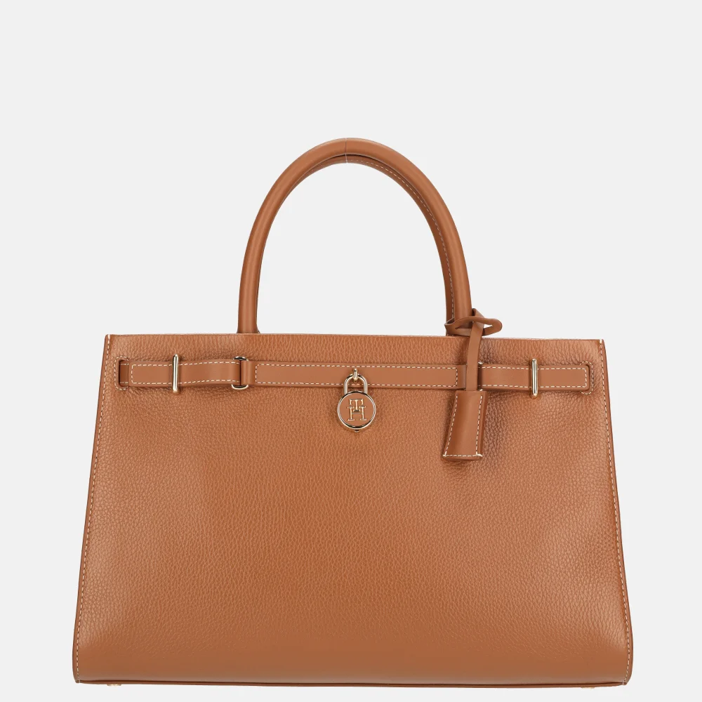Tommy Hilfiger American Icon handtas L GPA brown bij Duifhuizen