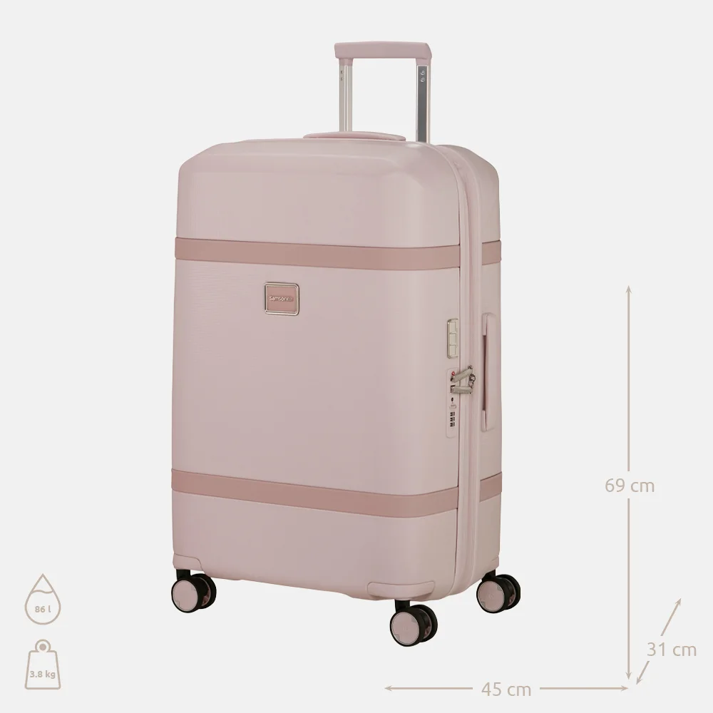 Samsonite Image spinner reiskoffer expandable 69 cm rose bij Duifhuizen