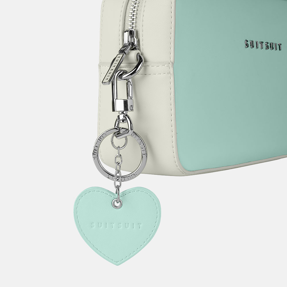 SUITSUIT Fabulous Fifties love sleutelhanger luminous mint bij Duifhuizen