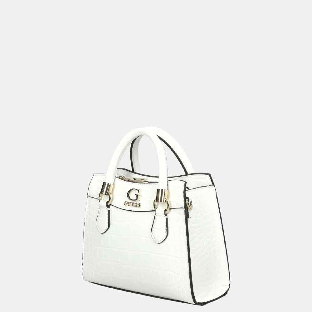Guess Nell handtas mini white bij Duifhuizen