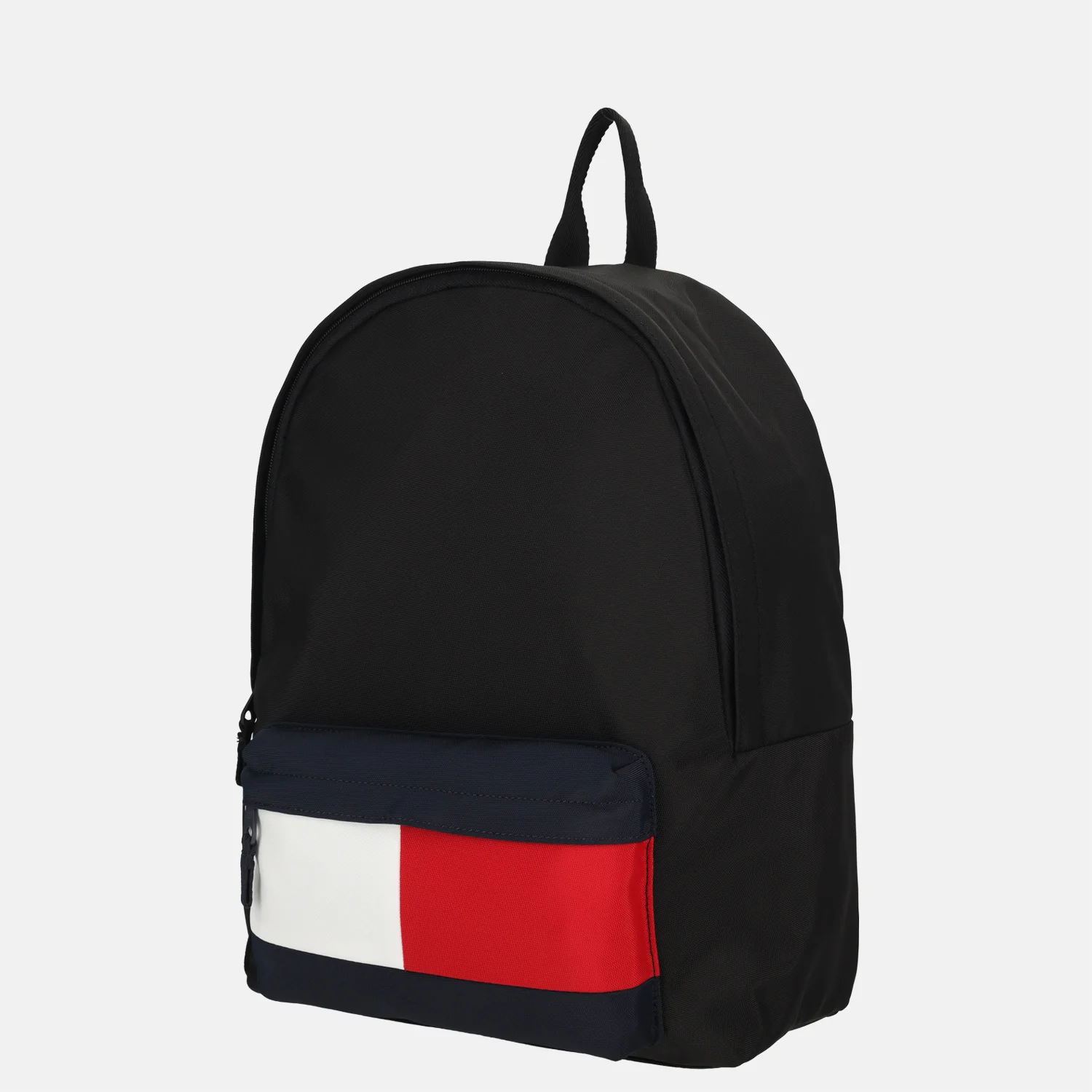 Tommy Hilfiger Essential flag kinderrugzak black bij Duifhuizen