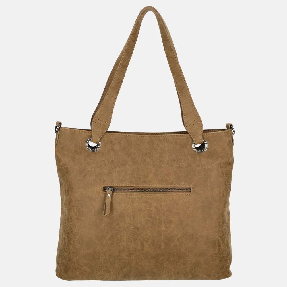 Enrico Benetti Josie shopper camel bij Duifhuizen