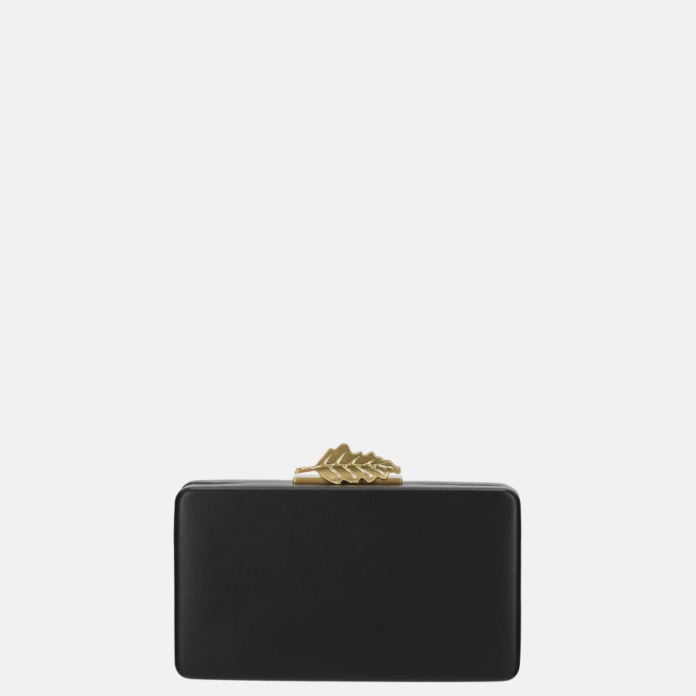 Ted Baker Leaff clutch black bij Duifhuizen