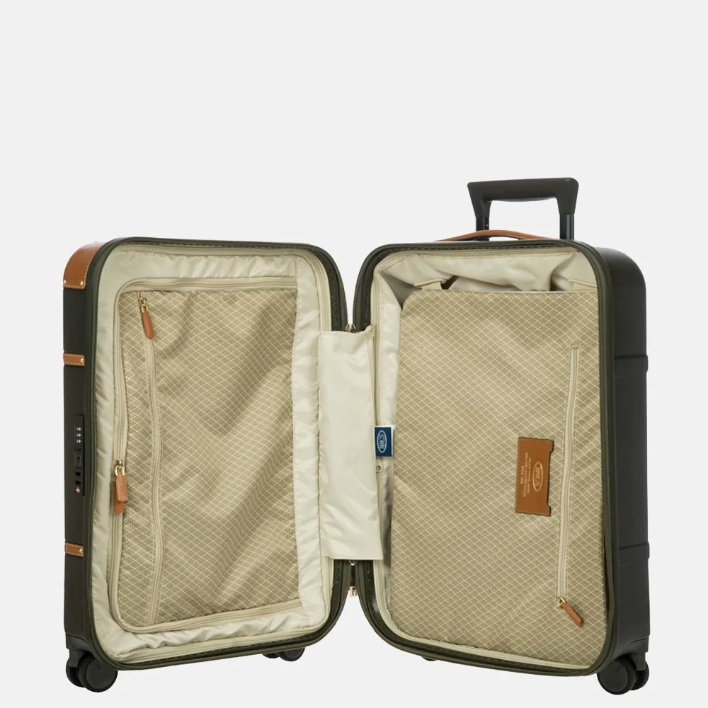 Bric's Bellagio trolley handbagage koffer 55 cm olive bij Duifhuizen