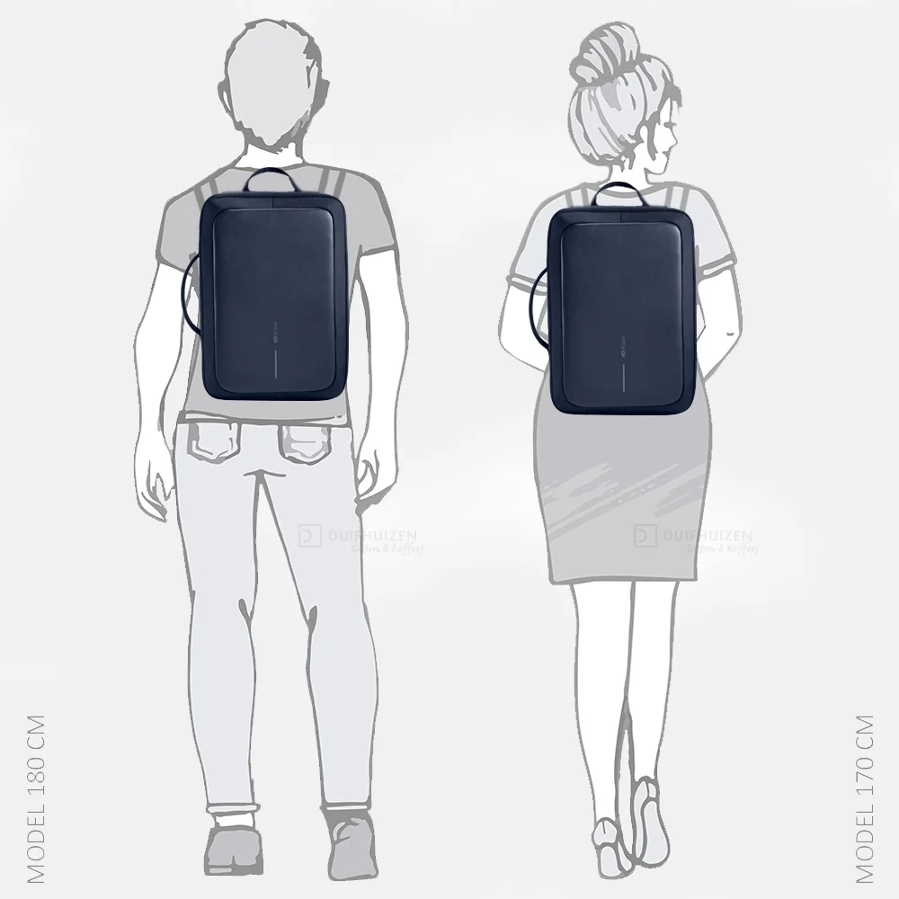 XD Design Bobby Bizz 2.0 laptoprugzak 16 inch navy bij Duifhuizen