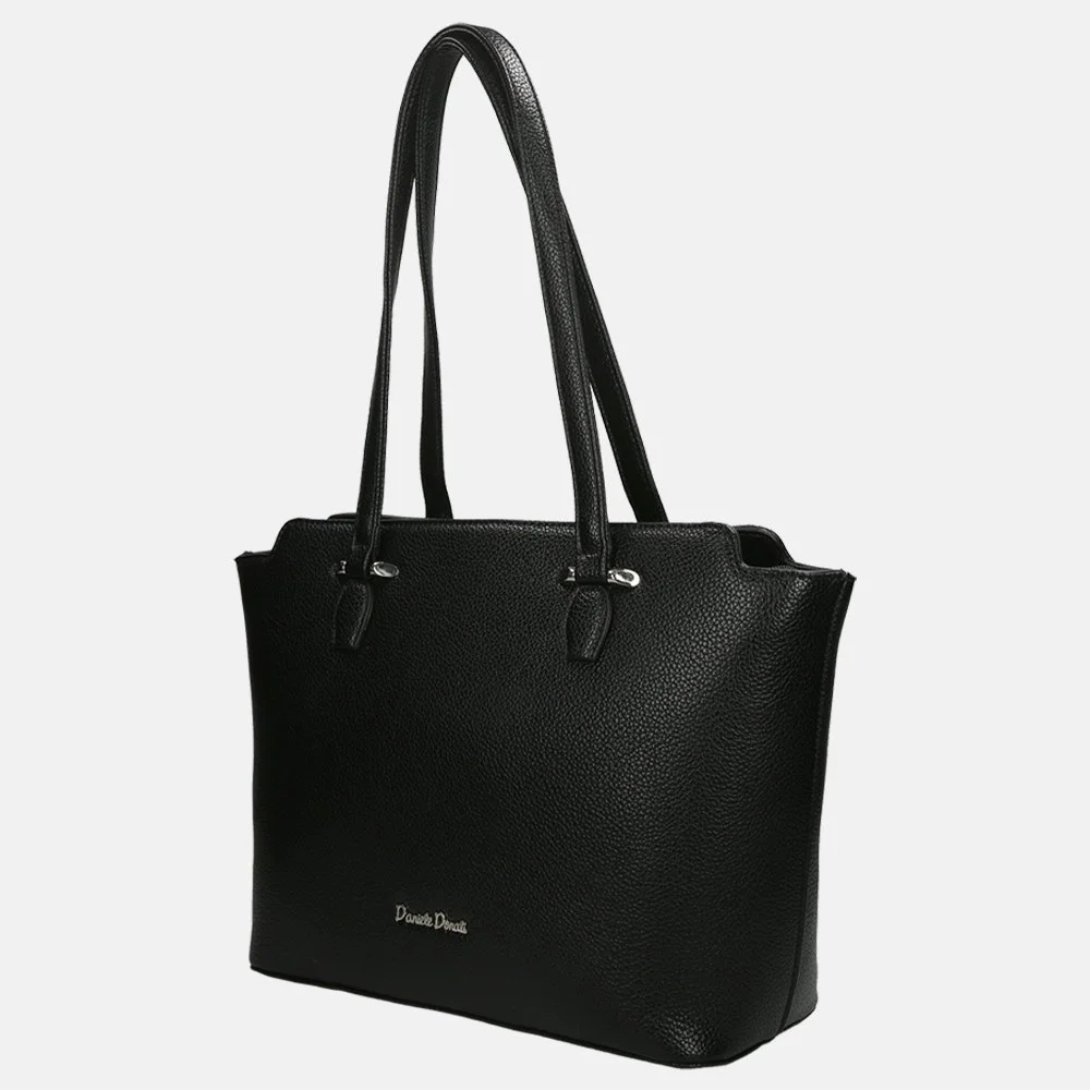 Daniele Donati shopper black bij Duifhuizen