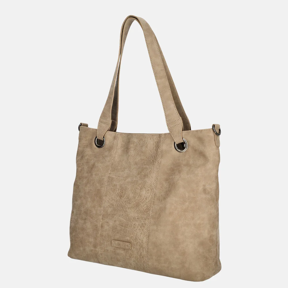 Enrico Benetti Josie shopper middentaupe bij Duifhuizen