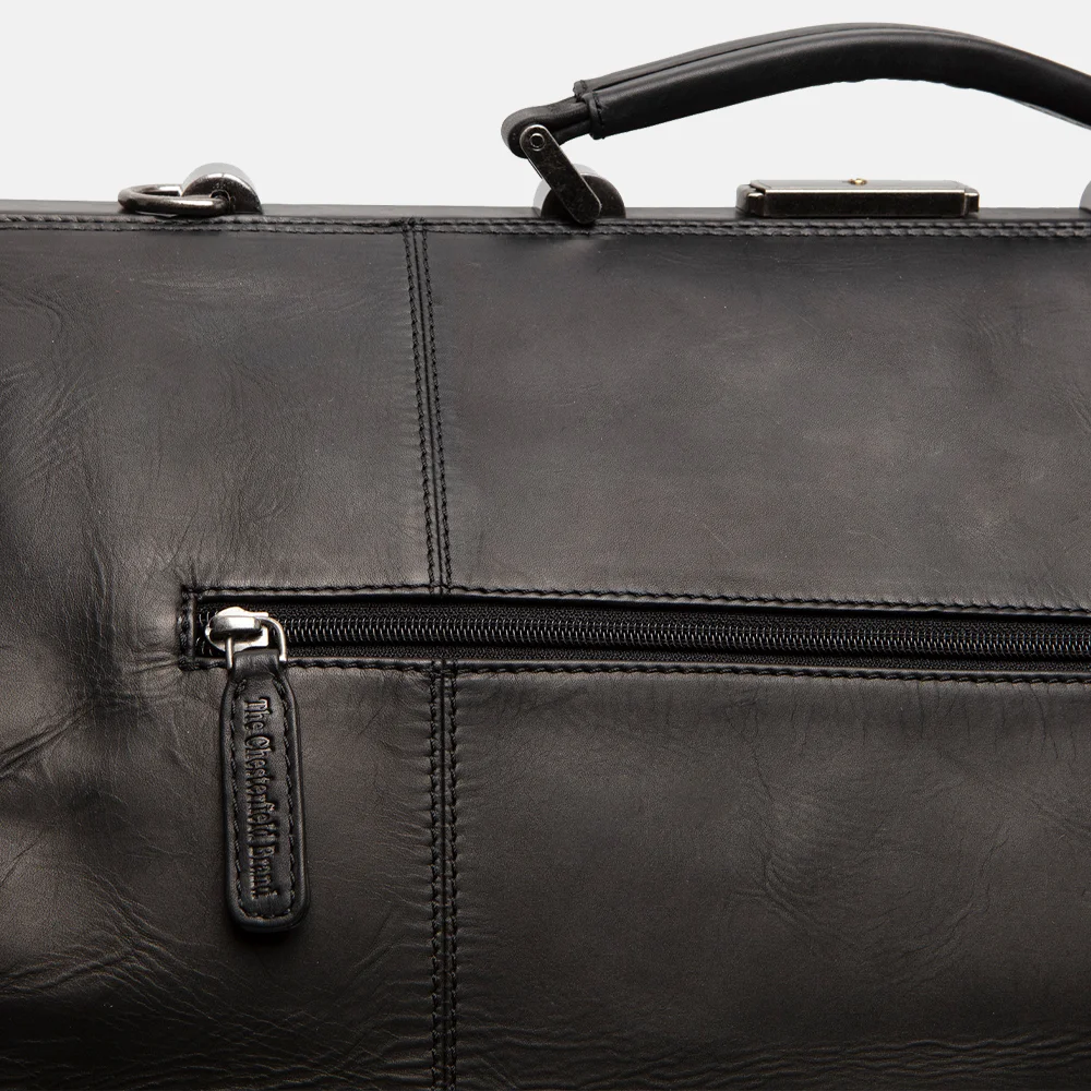 Chesterfield Corfu weekendtas L black bij Duifhuizen