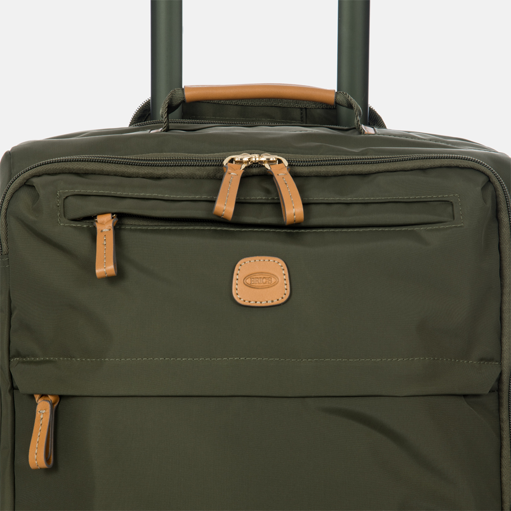 Bric's X-Travel handbagage koffer 55 cm olive bij Duifhuizen