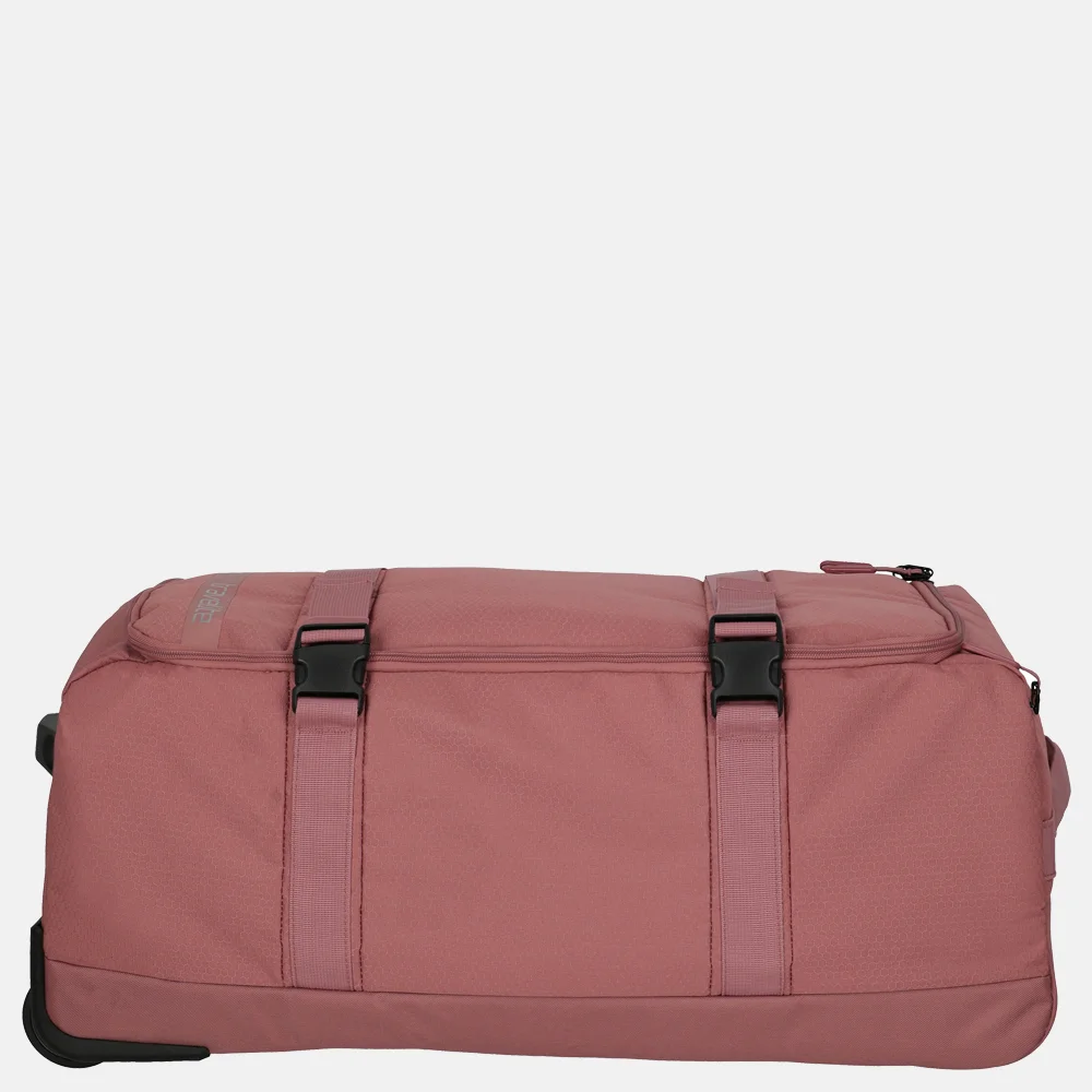 Travelite Kick Off Wheeled Duffle L reistas rose bij Duifhuizen