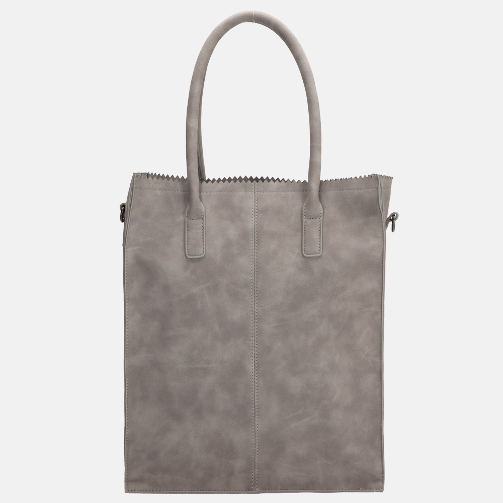 Zebra Trends Rosa shopper middengrijs bij Duifhuizen