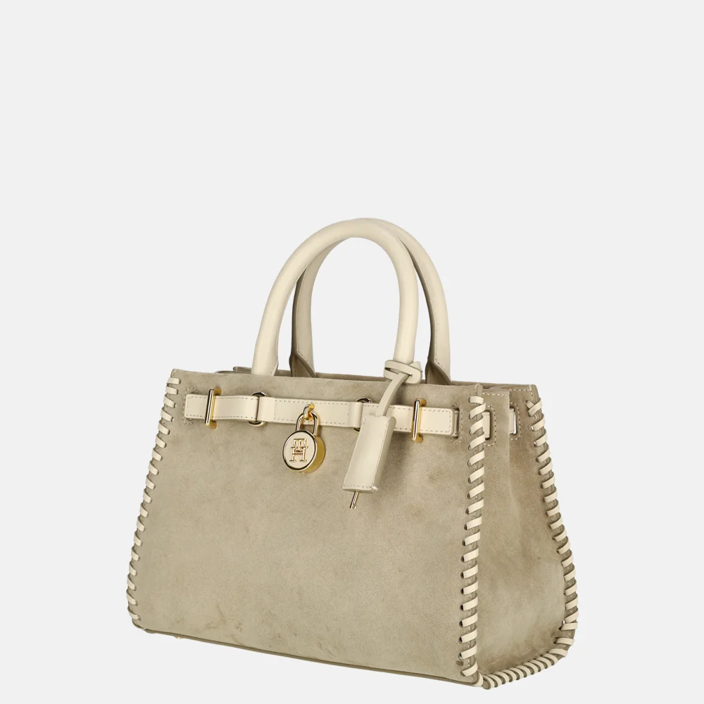 Tommy Hilfiger American Icon handtas classic beige bij Duifhuizen