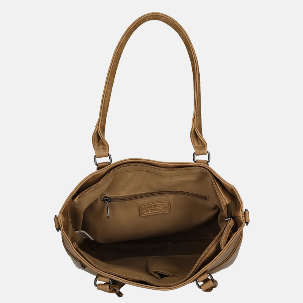 Enrico Benetti Emma handtas camel bij Duifhuizen