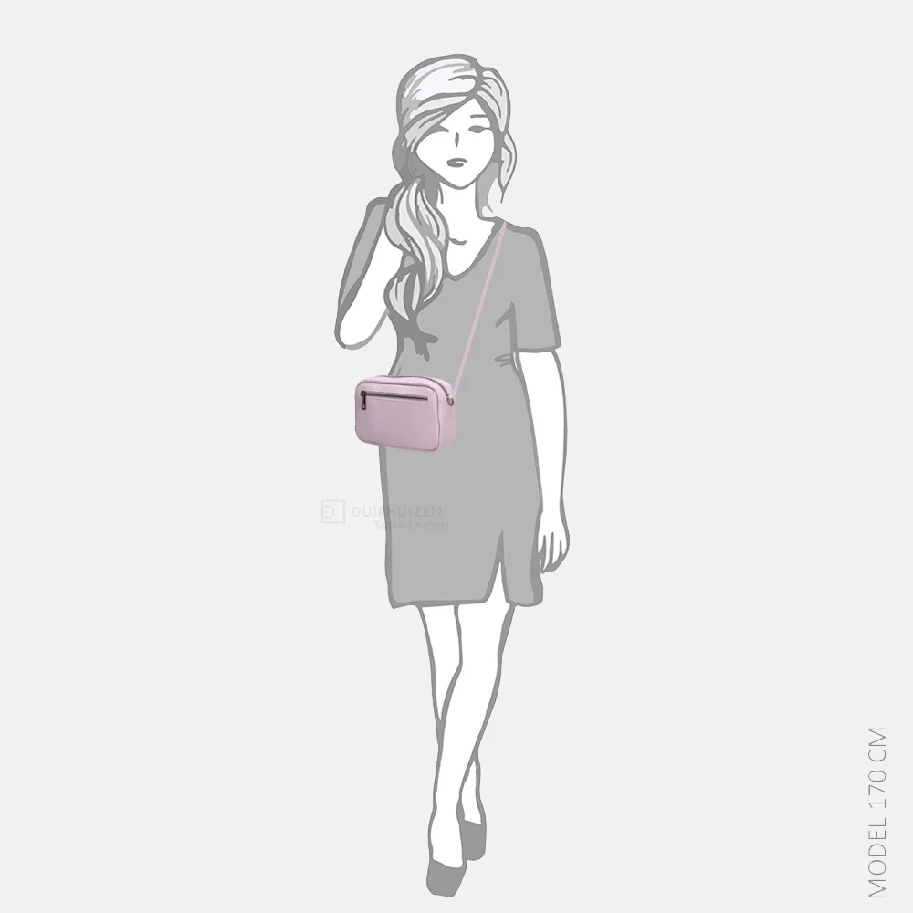 Charm London Anna crossbody tas lila bij Duifhuizen