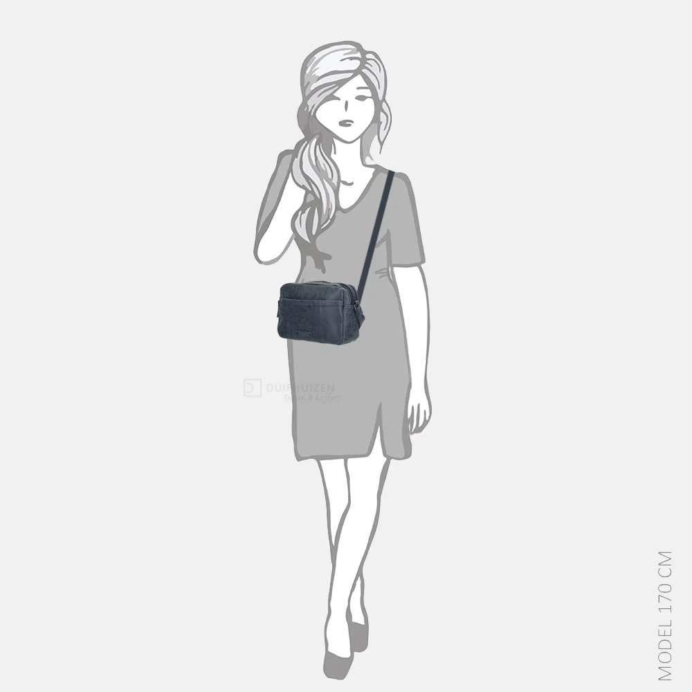 Enrico Benetti Kate crossbody tas blauw bij Duifhuizen