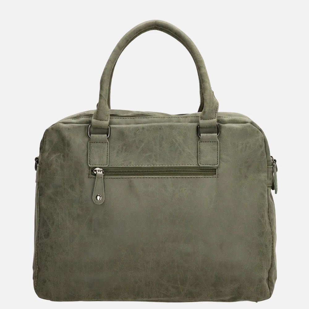 Enrico Benetti Ardèche shopper 13 inch olive bij Duifhuizen