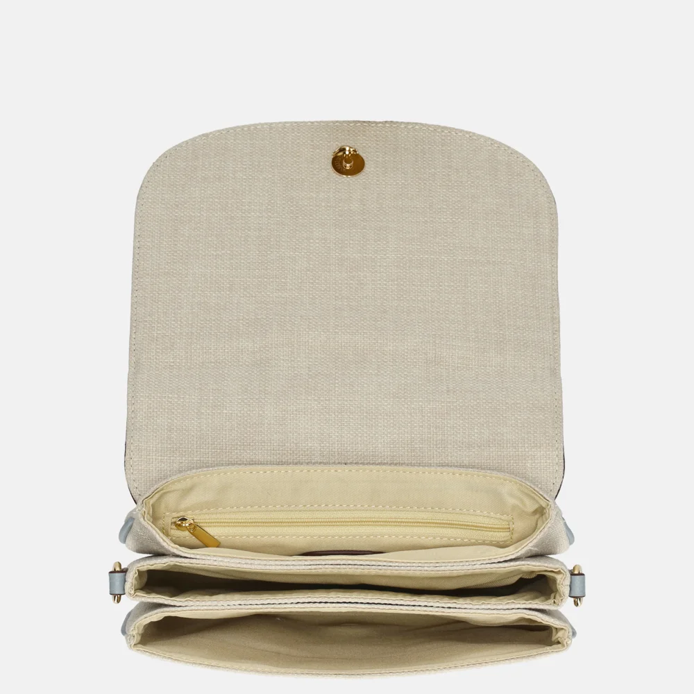 Laurent David crossbody tas light blue bij Duifhuizen