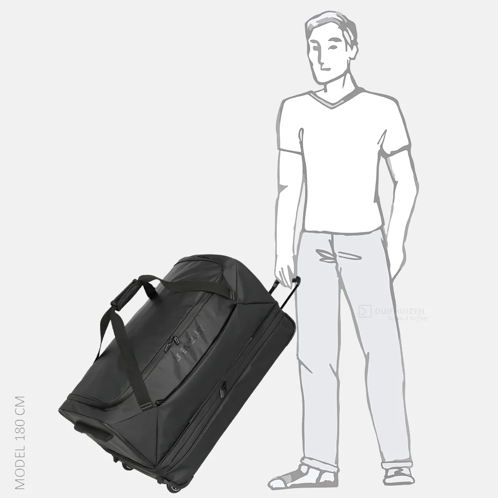 Travelite Basics reistas op wielen 70 cm black bij Duifhuizen
