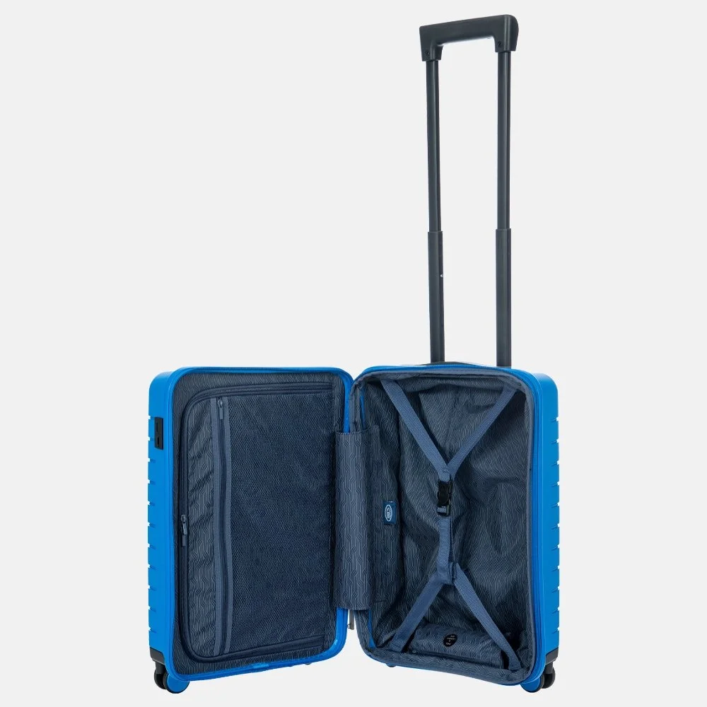 Bric's Ulisse  Expandable handbagage koffer 55 cm electric blue bij Duifhuizen