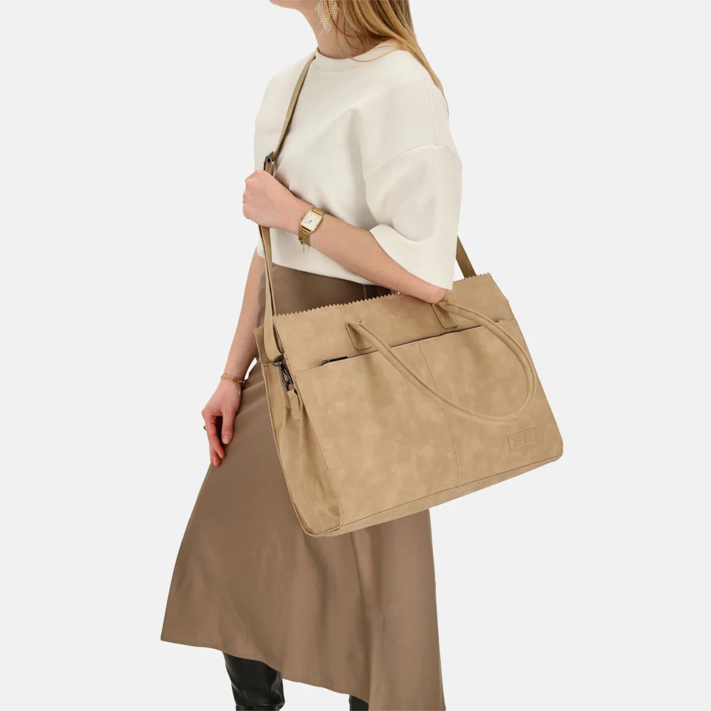 Zebra Trends shopper 15 inch zand bij Duifhuizen