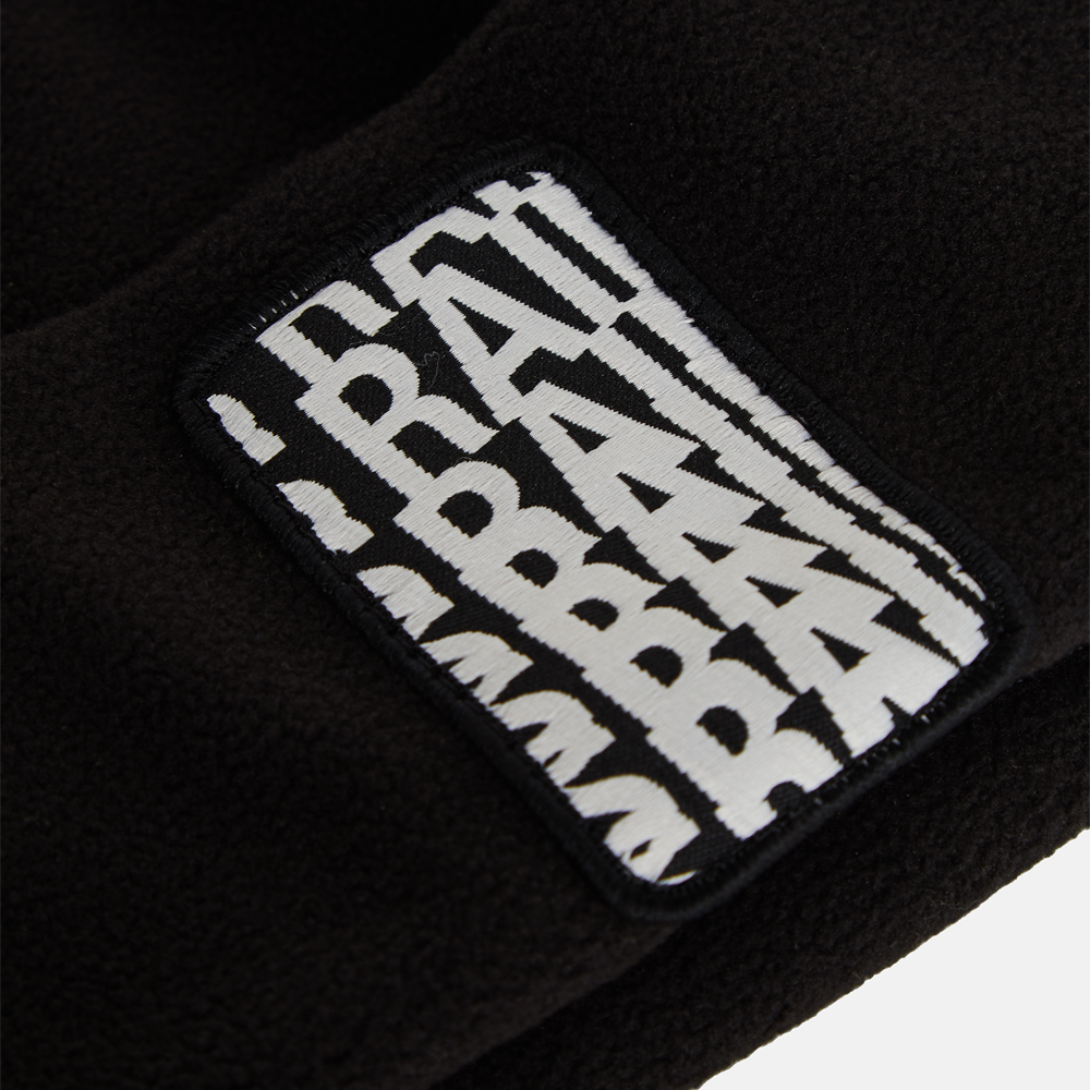Rains Fleece Beanie black bij Duifhuizen