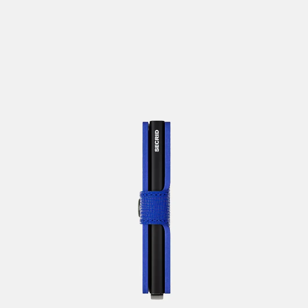 Secrid Miniwallet pasjeshouder crisple blue-black bij Duifhuizen