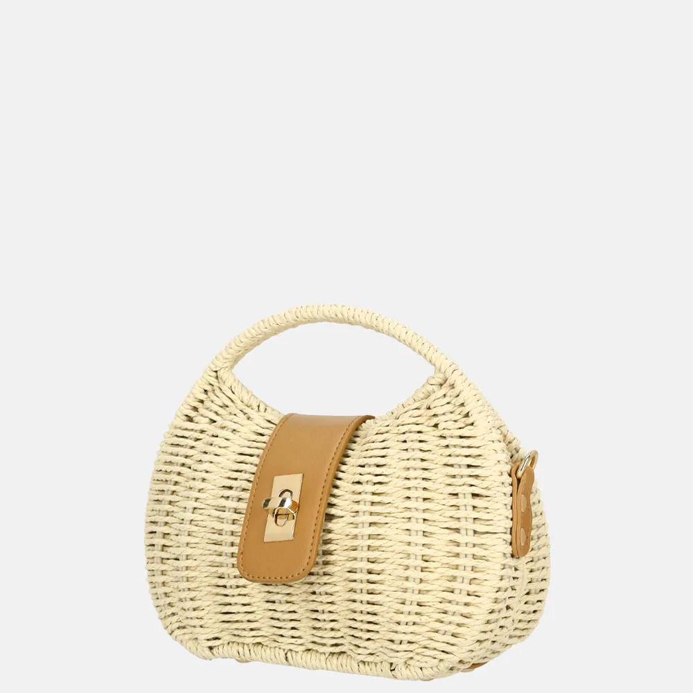 Firenze handtas riet beige bij Duifhuizen