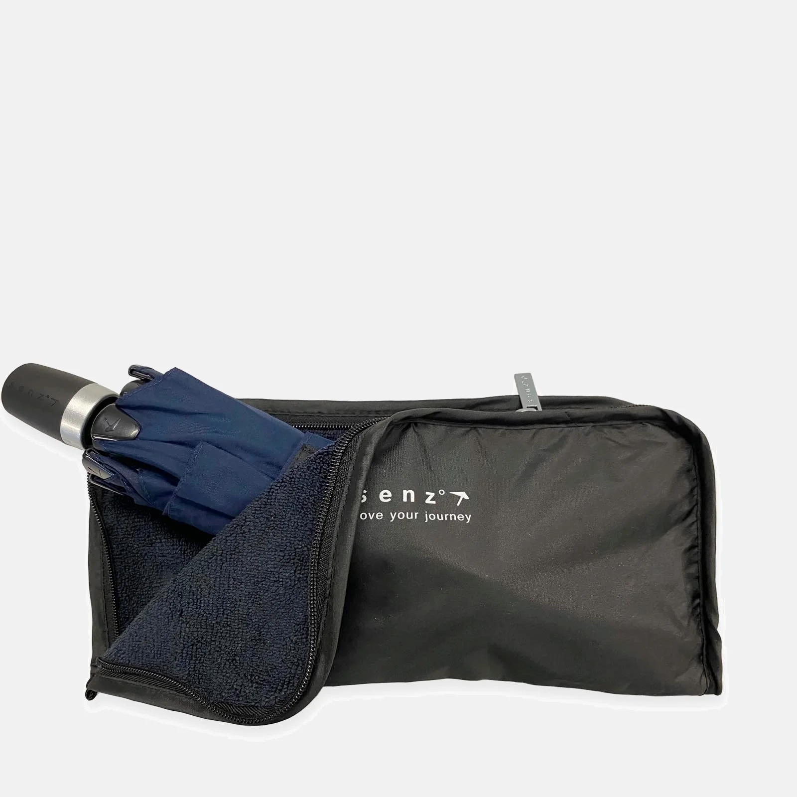 Senz seal for foldable umbrella pure black bij Duifhuizen