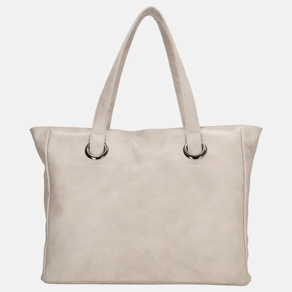 Charm London Liberty shopper 15 inch lichttaupe bij Duifhuizen