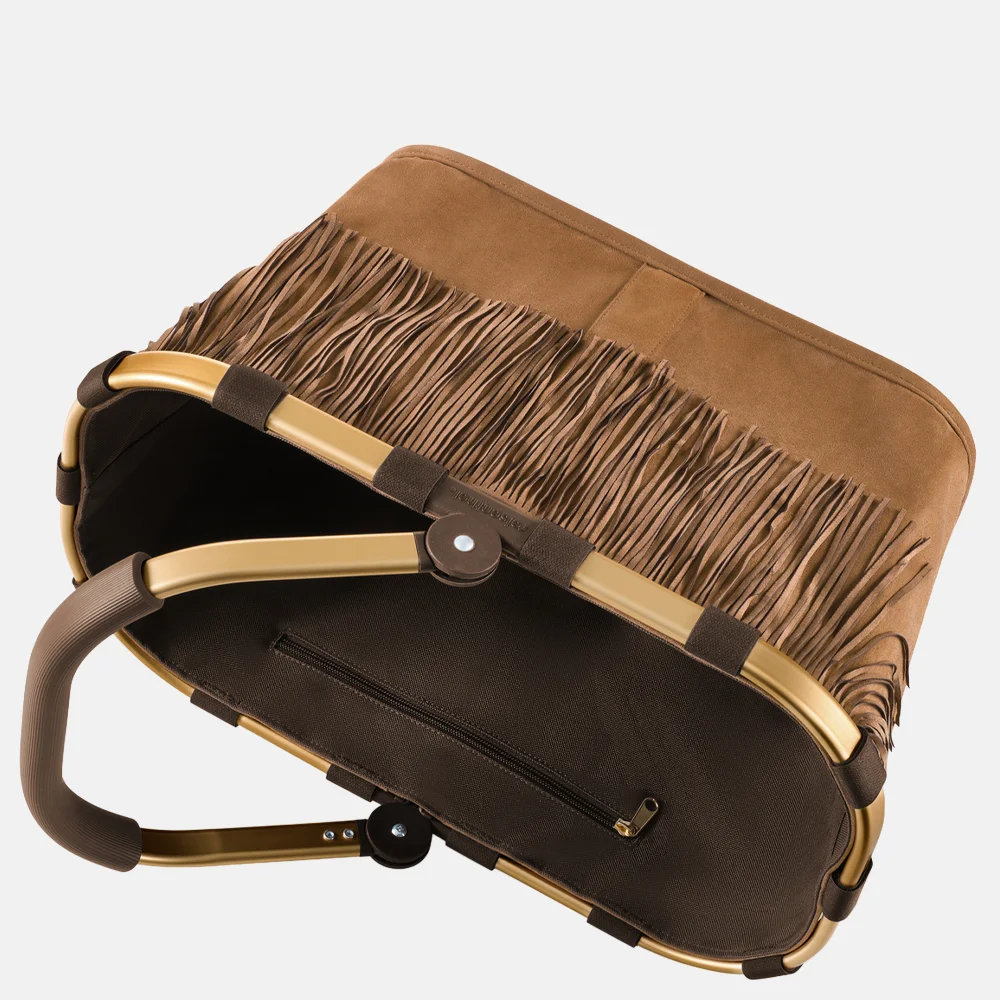 Reisenthel Western shopper franjes cognac bij Duifhuizen
