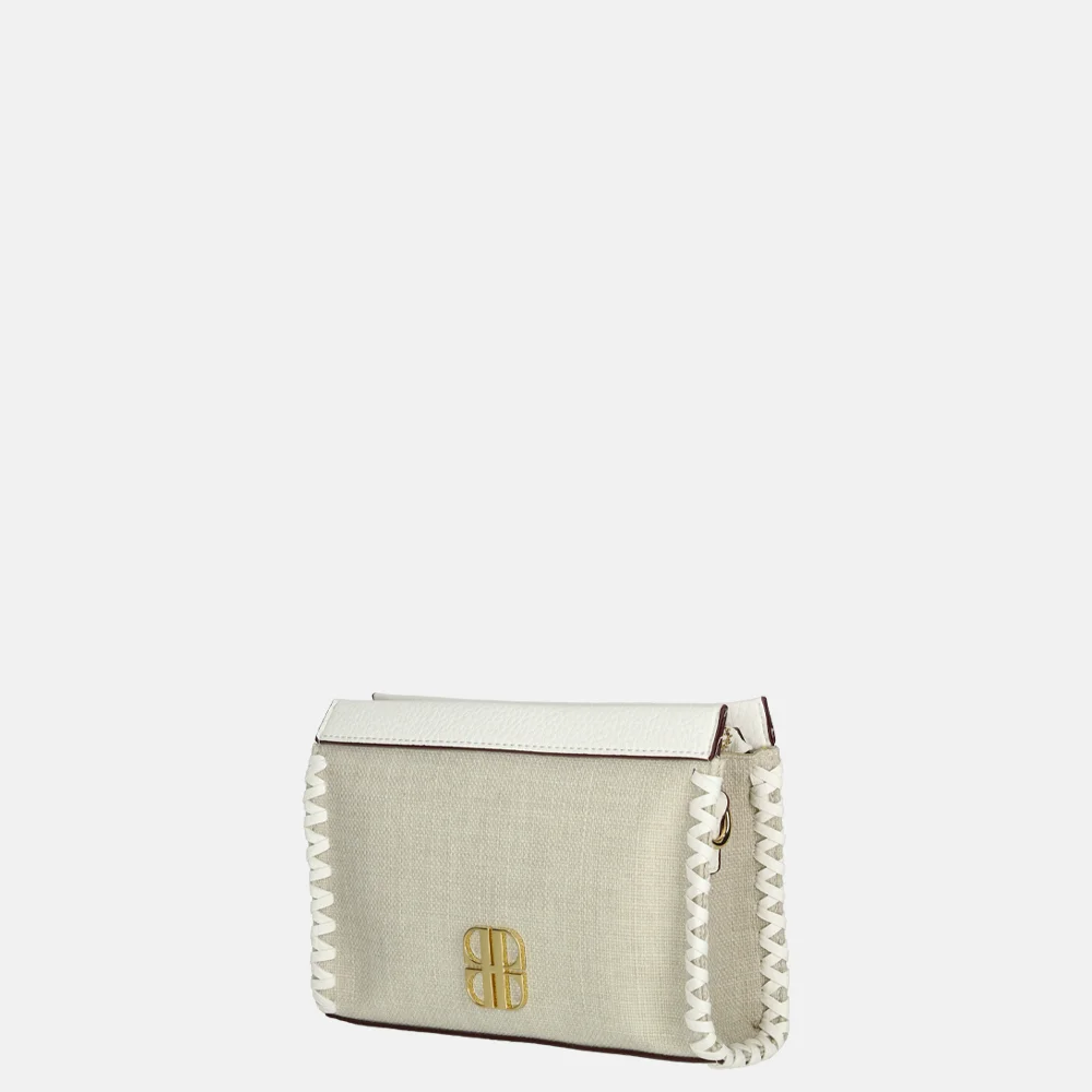 Laurent David crossbody tas off white bij Duifhuizen