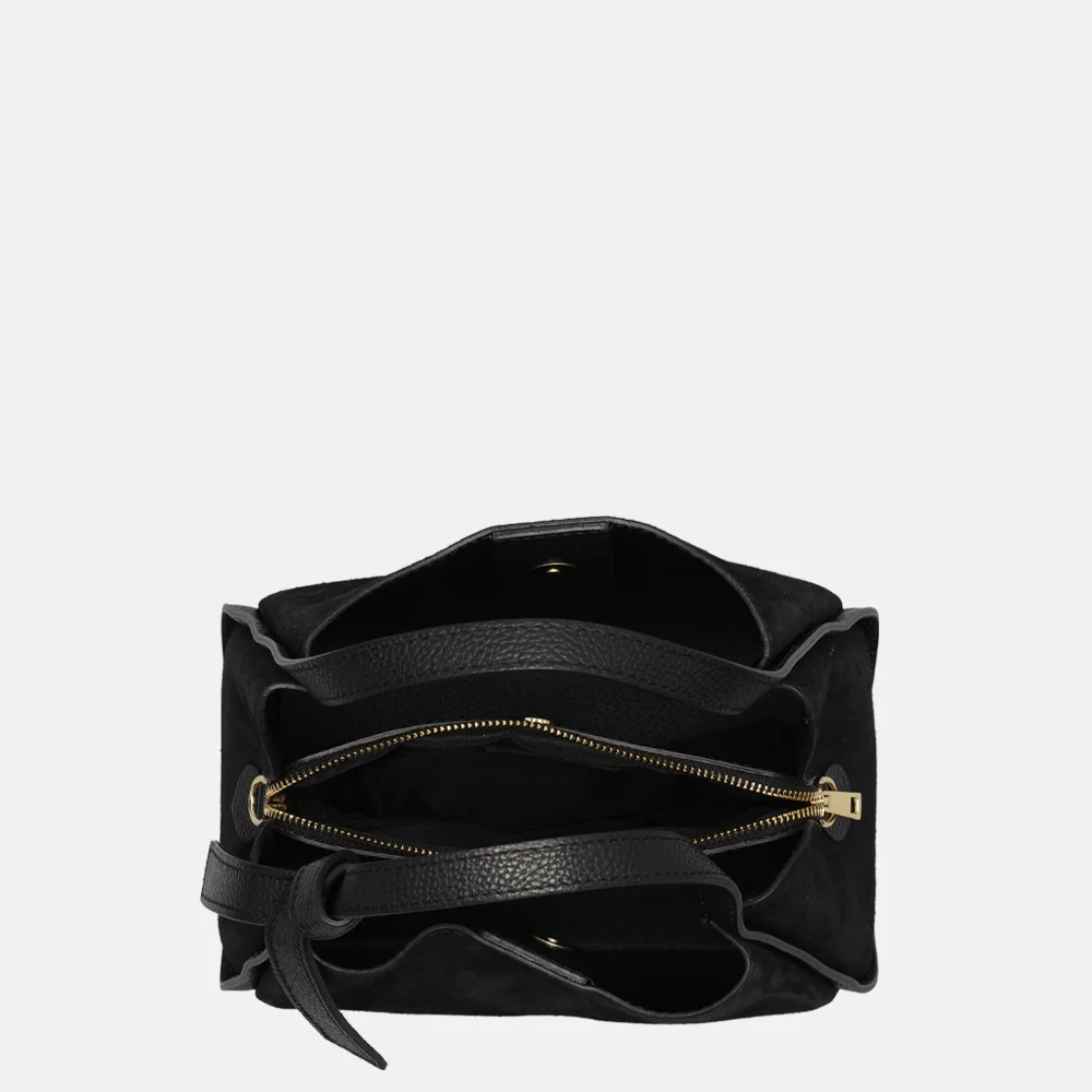 Charm London Knott handtas S zwart bij Duifhuizen