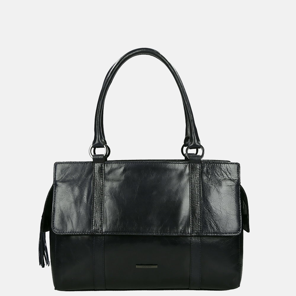 Claudio Ferrici Vechhia shopper M navy bij Duifhuizen