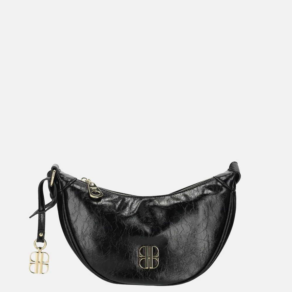 Laurent David crossbody tas lak S black bij Duifhuizen