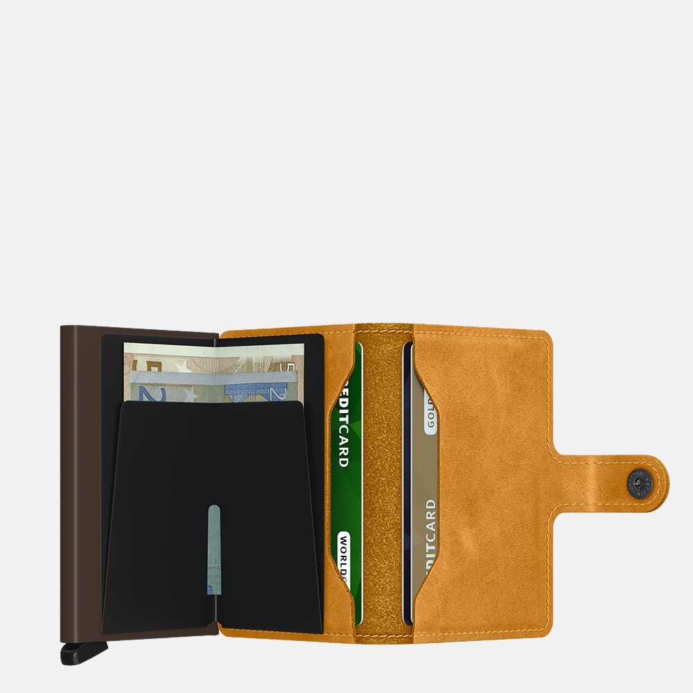 Secrid Miniwallet pasjeshouder vintage ochre bij Duifhuizen