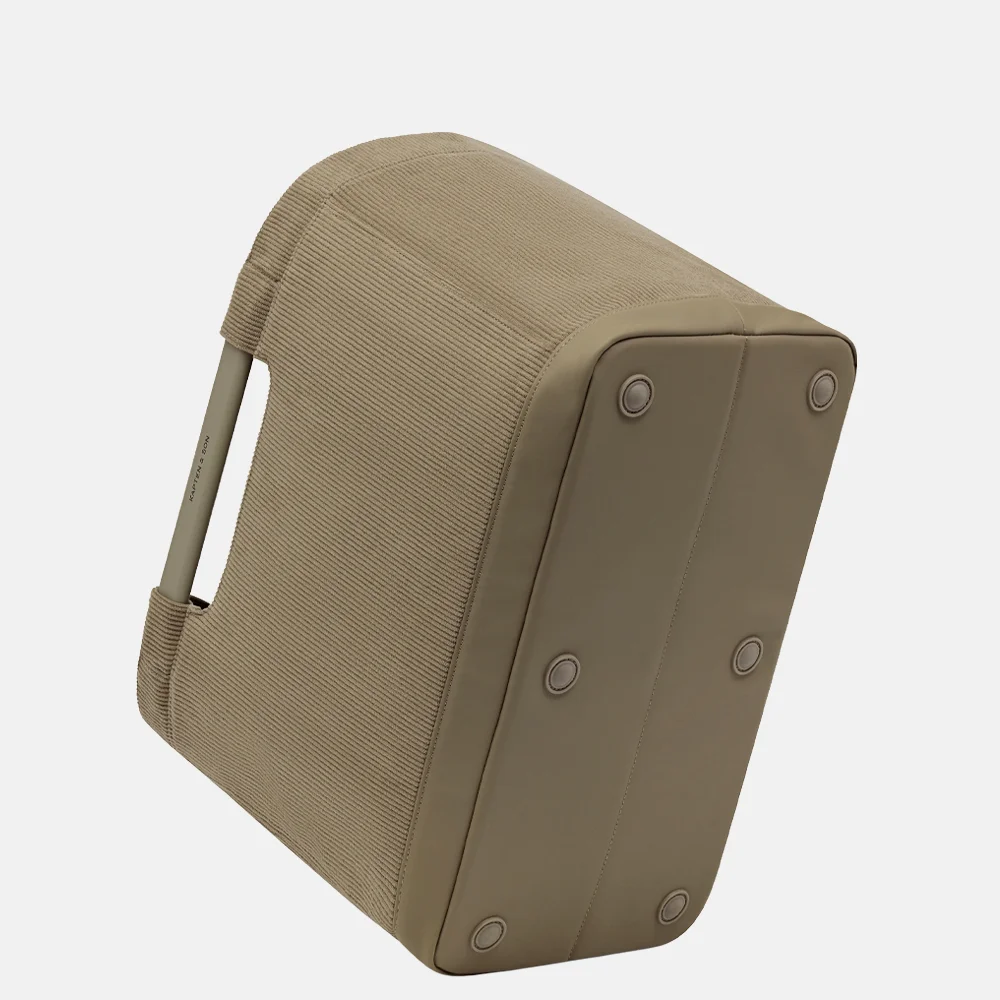 Kapten & Son Vaasa boodschappentas dusty khaki bij Duifhuizen