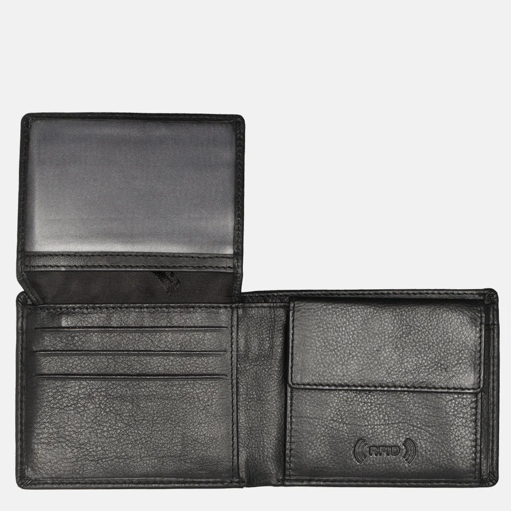 Bear Design billfold zwart bij Duifhuizen