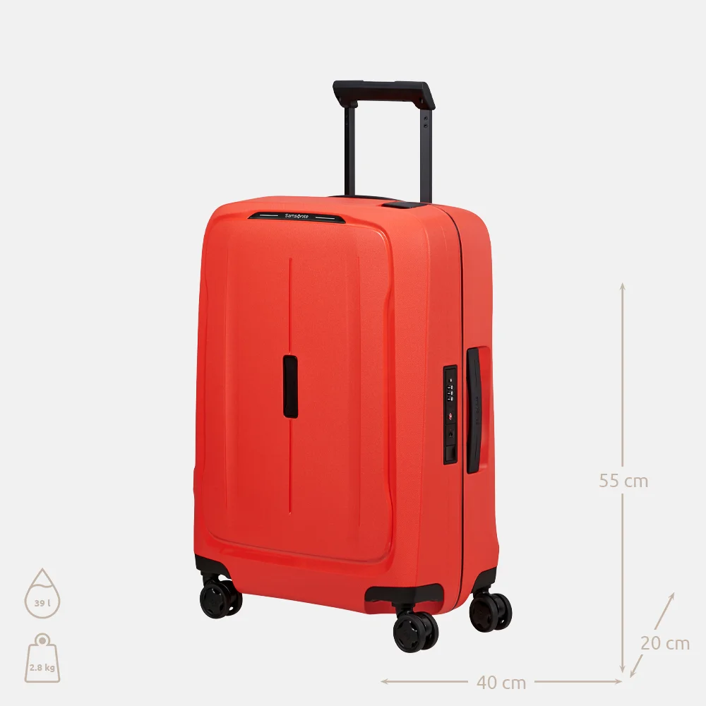 Samsonite Essens handbagage koffer 55 cm lava bij Duifhuizen