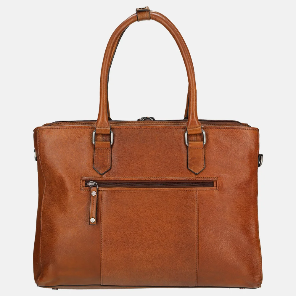 Berba Lucca laptoptas/shopper brandy bij Duifhuizen
