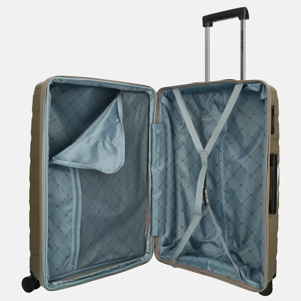 Enrico Benetti San Francisco reiskoffer 75 cm champagne bij Duifhuizen