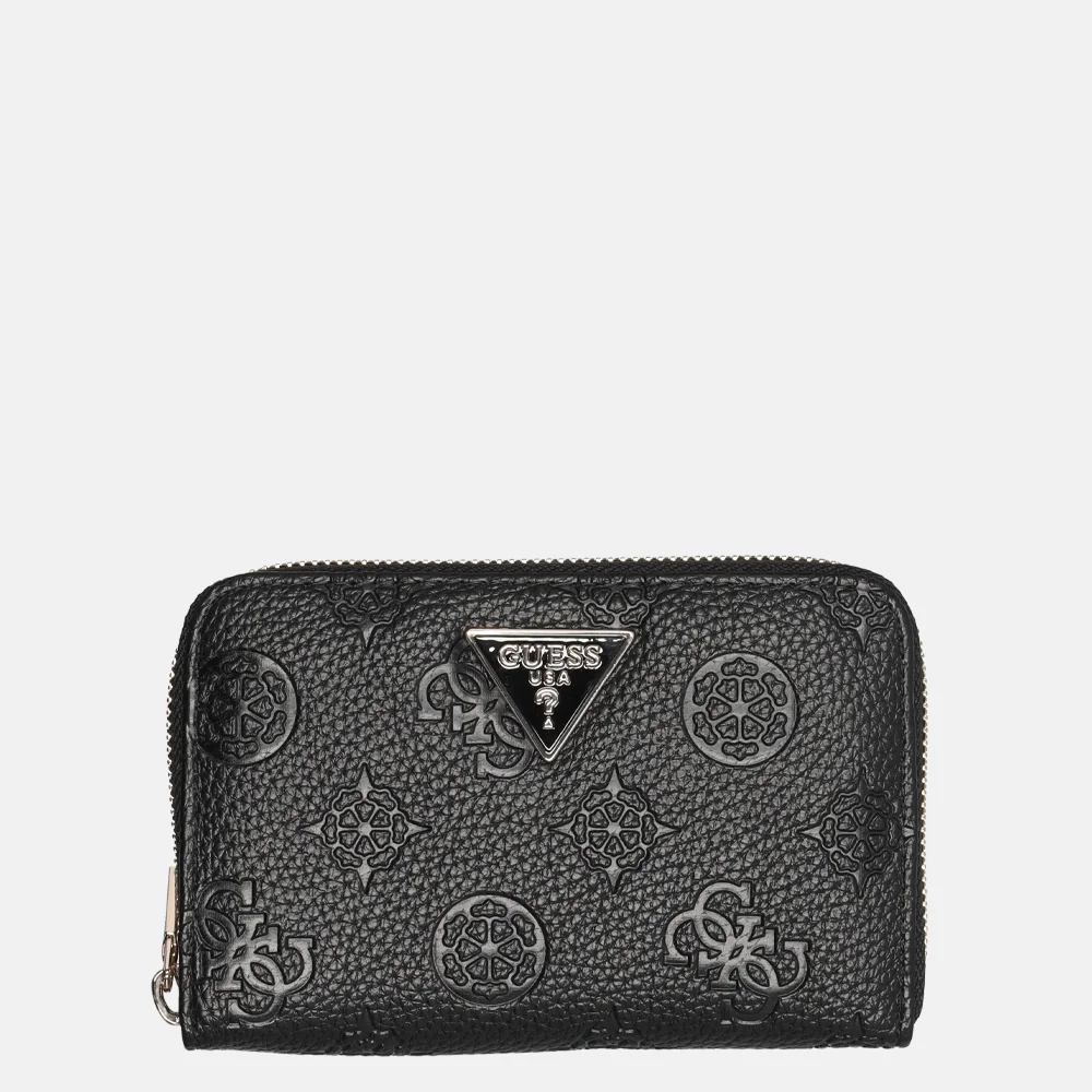 Guess Cresidia II portemonnee M black logo bij Duifhuizen
