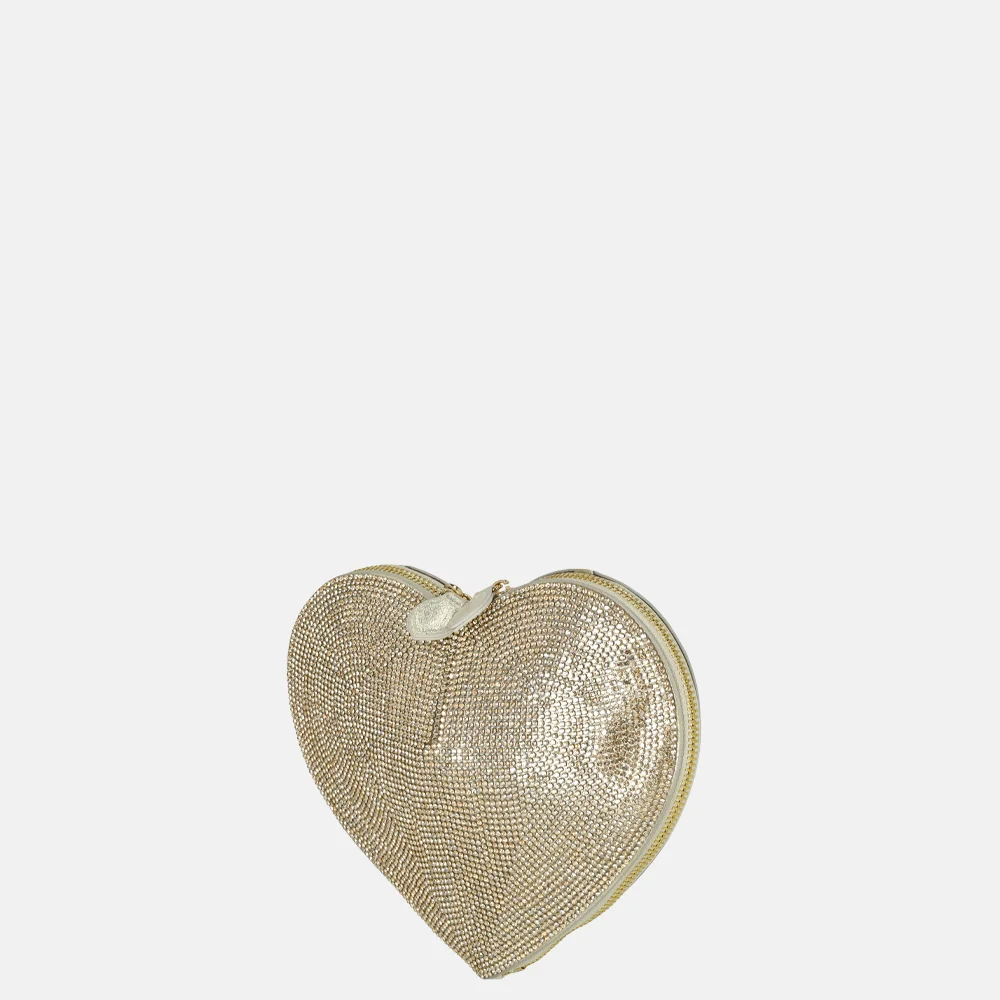 Bulaggi heart box crossbody tas gold bij Duifhuizen