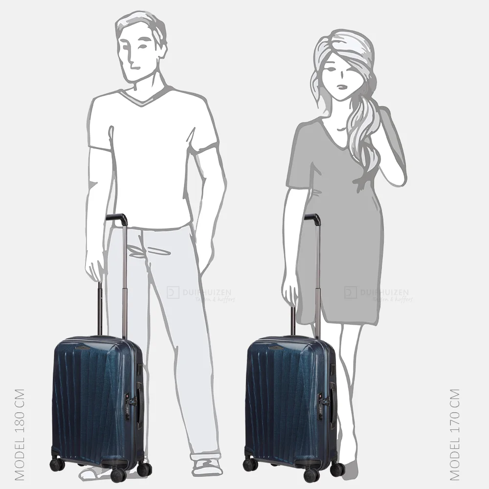 Samsonite Major-Lite handbagage koffer 55 cm Midnight Blue bij Duifhuizen