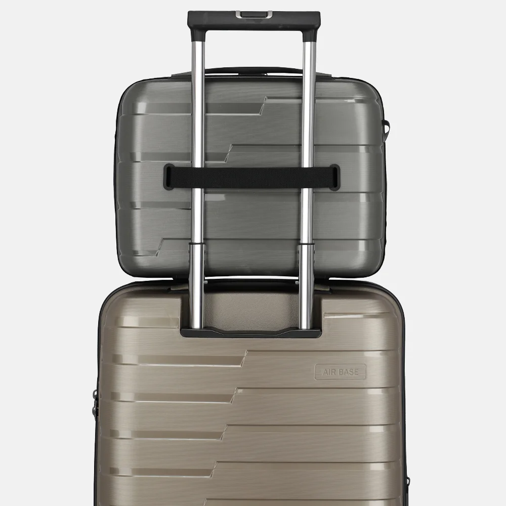 Travelite Air Base beautycase anthracite bij Duifhuizen