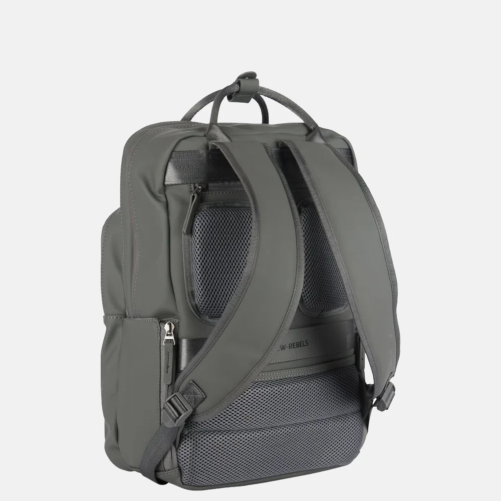 New Rebels William rugzak 15.6 inch antracite  bij Duifhuizen