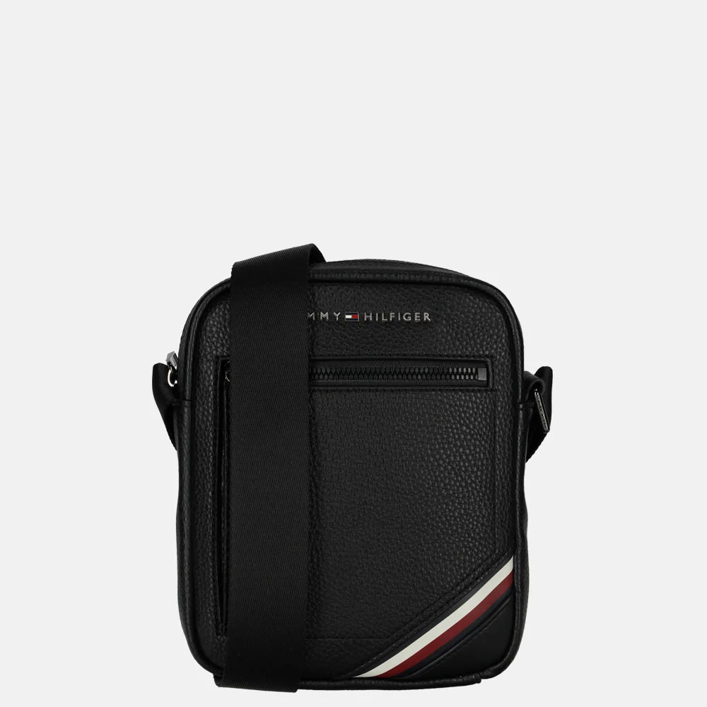 Tommy Hilfiger Central schoudertas black bij Duifhuizen